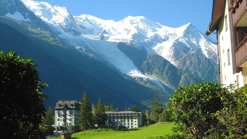 Chamonix - Blick auf den Mont-Blanc